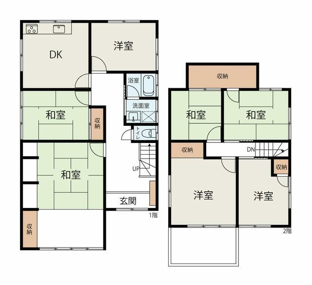 中古戸建て）奥町の中古住宅の間取り