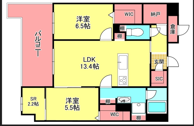 【間取り】 | ブルースカイ平原