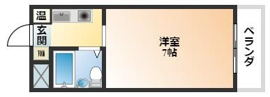 サンパレス布施の間取り