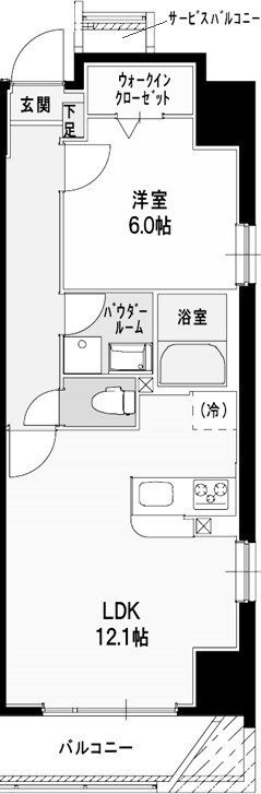 ORANGE PORTEの間取り|間取りです。