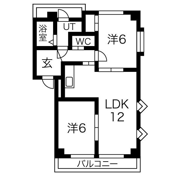 ビレッジ和志山一番館の間取り