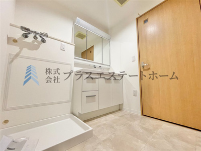 【独立洗面台】 | グレイス若松 | 大型洗面器は、洗顔・洗髪はもちろん、つけ置き洗いなどにも便利です♪