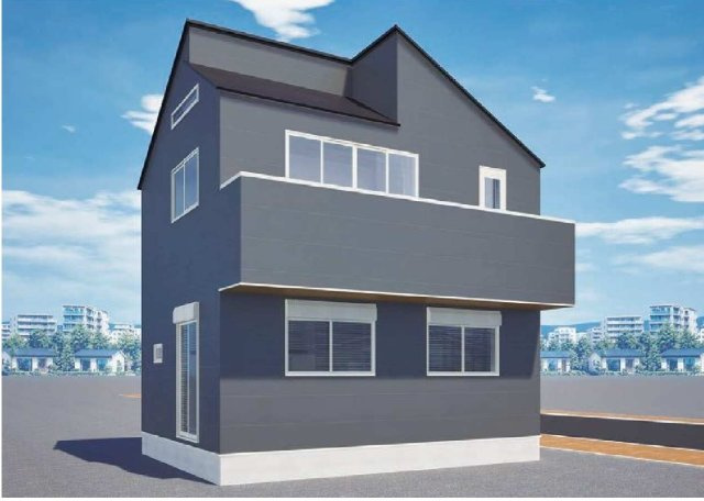 戸塚区南舞岡3丁目　新築戸建て　第6の外観パース|◆住宅ローンのご相談や周辺環境のご案内も含め、ローンに詳しい、地元に詳しいスタッフがお出迎えさせていただきます。お気軽にご相談ください。