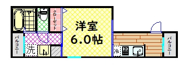 【間取り】 | アルモニー大浜