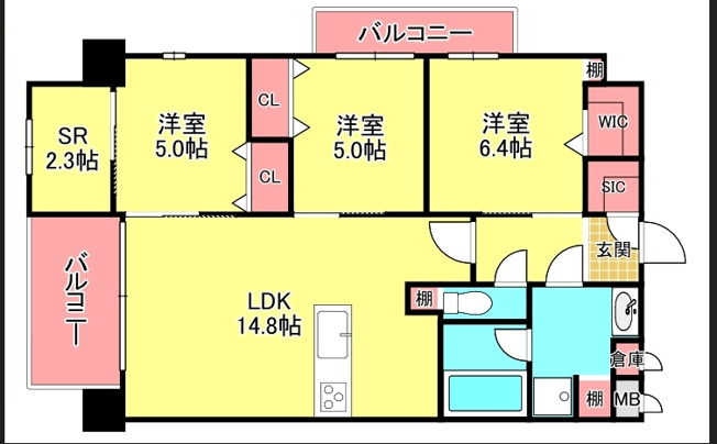 【間取り】 | ブルースカイ平原