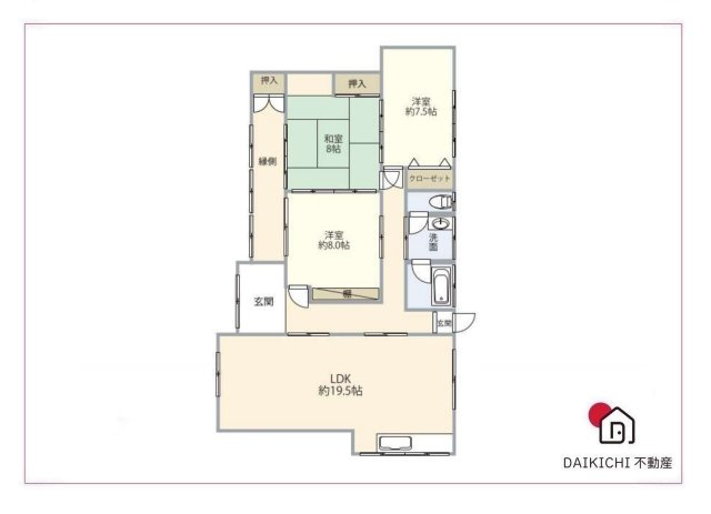 【間取り】 | 熊谷市小八林　中古戸建