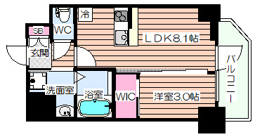 【間取り】 | セレニテ福島アリア