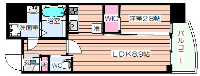 【間取り】 | セレニテ福島アリア