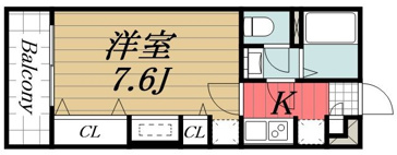 【間取り】 | リブリ・ルームス弁天3-Ⅳ