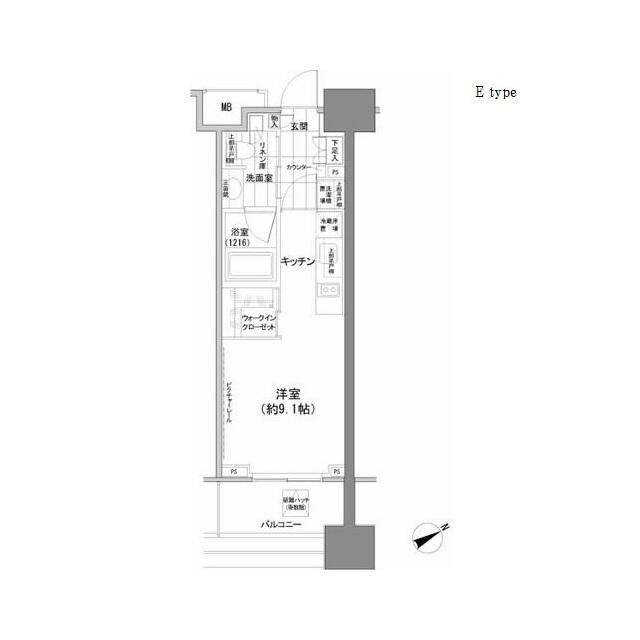 パークハビオ西新宿の間取り