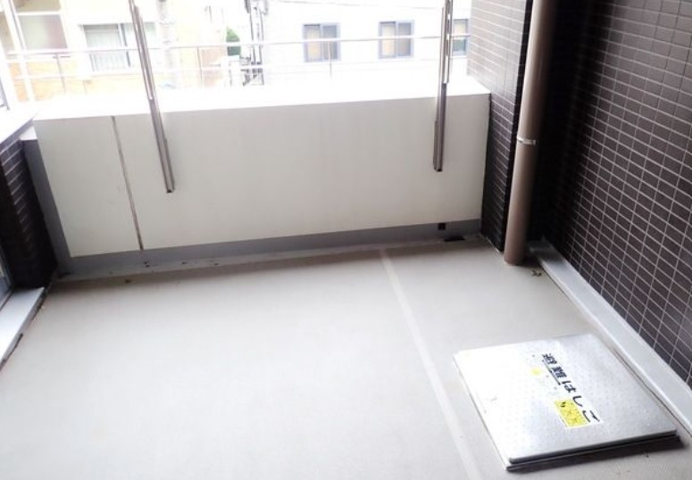 練馬区平和台３丁目の賃貸マンションのバルコニー
