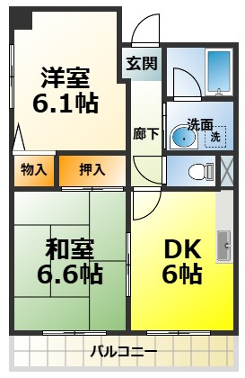 エトワール泉大津の間取り