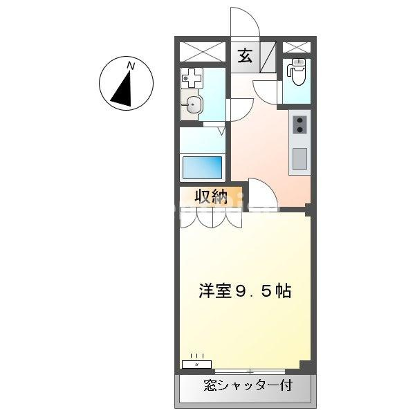 メイプルリーフの間取り|間取図