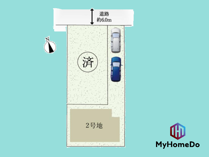 春日井市南花長町　2期の区画図
