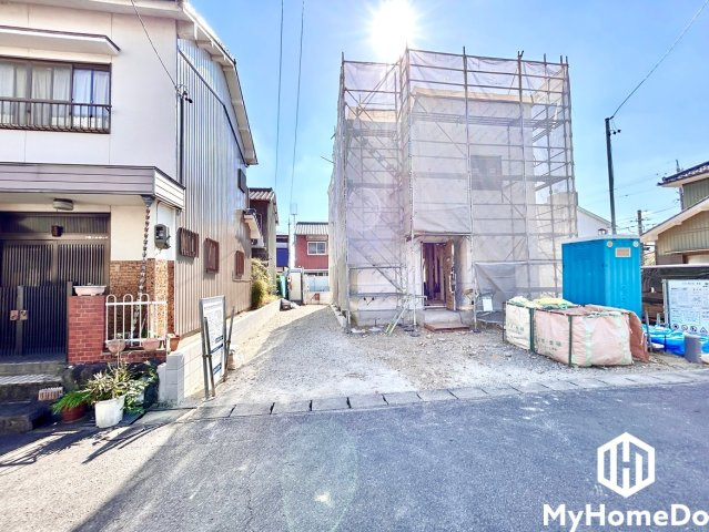 春日井市南花長町　2期の前面道路含む現地写真