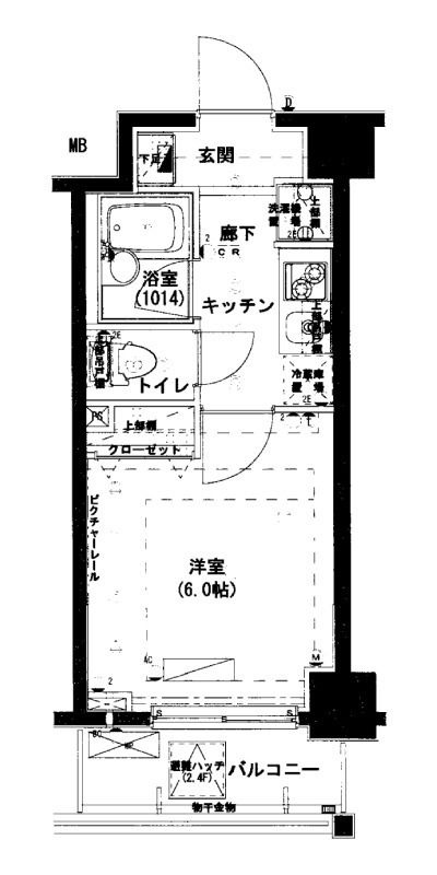 ハーモニーレジデンス山手大塚の間取り