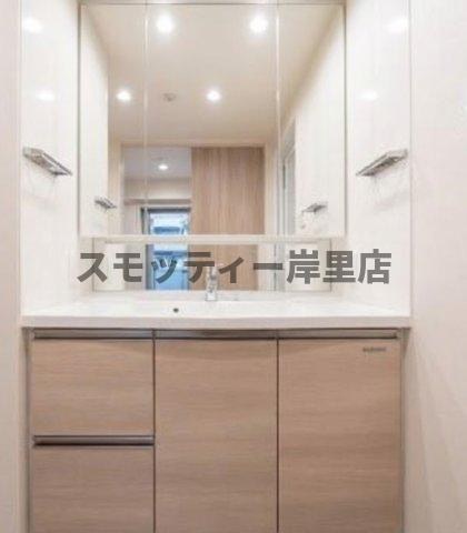 プレージア住之江公園エアパレスの洗面所