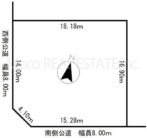 【区画図】 | 北見市緑ヶ丘中古住宅