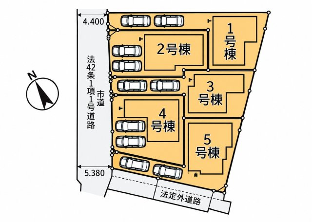 福岡市城南区友丘4丁目第1-5棟（2号棟）の間取り