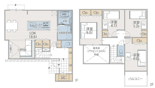 戸塚区柏尾町　条件なし売地の土地図＋建物プラン例