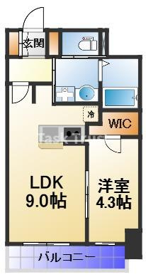 【間取り】 | ワールドアイ京町堀