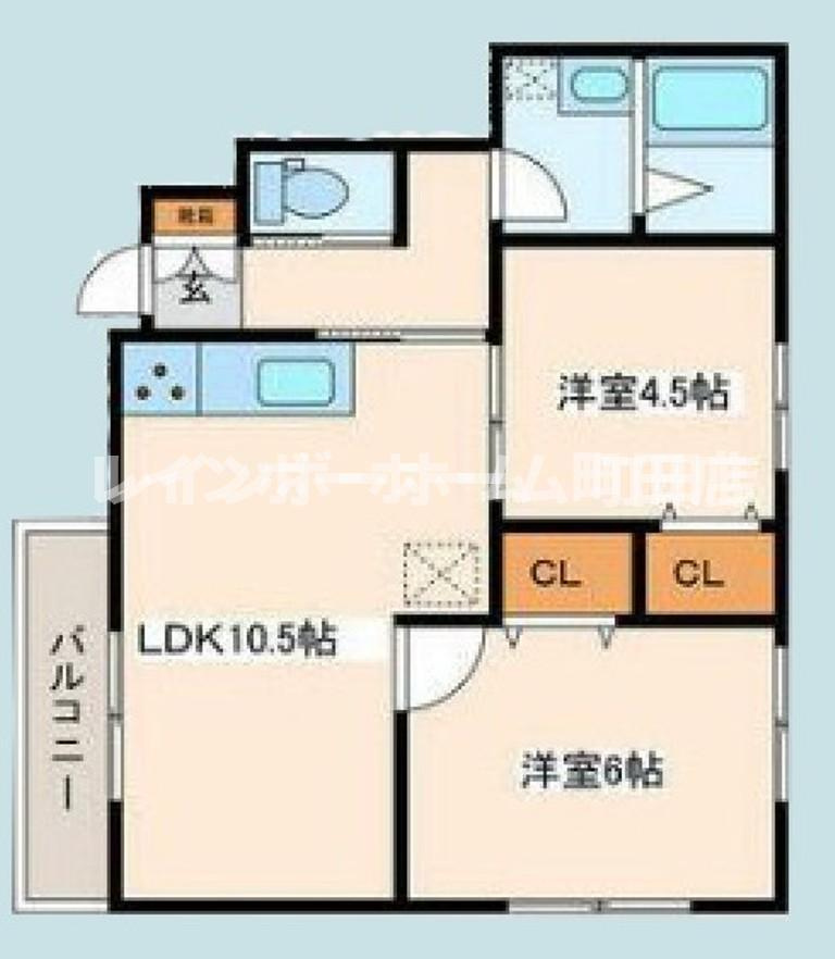 メゾンドソレイユ※初期費用分割あと払いサービス利用可能物件の間取り