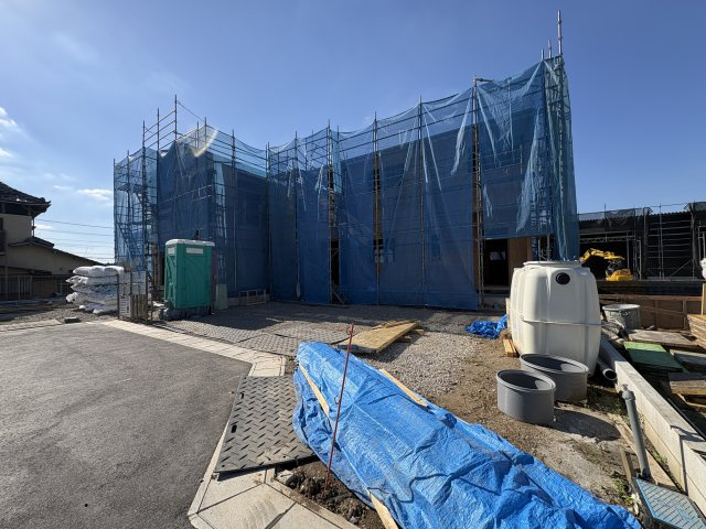 野田市中里第6　新築戸建　3号棟の前面道路含む現地写真