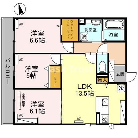 【間取り】 | クラシスト東中本