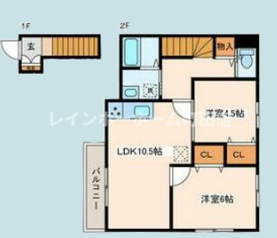 仮称　大和市福田　計画※初期費用分割あと払いサービス利用可能物件の間取り