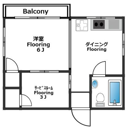 目黒ハイツの間取り