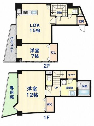 プレミアム長瀬の間取り
