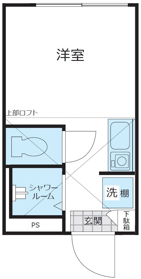 Shanti Casa四谷若葉の間取り|間取りです。