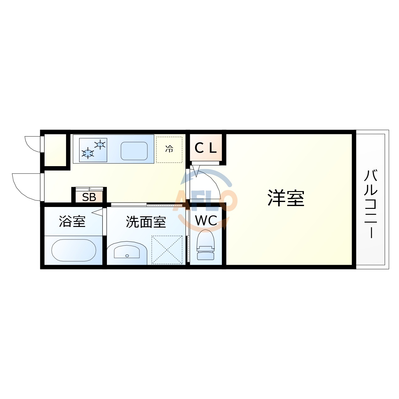 エム・ステージ勝山Ⅱの間取り|エム・ステージ勝山Ⅱ　間取り図