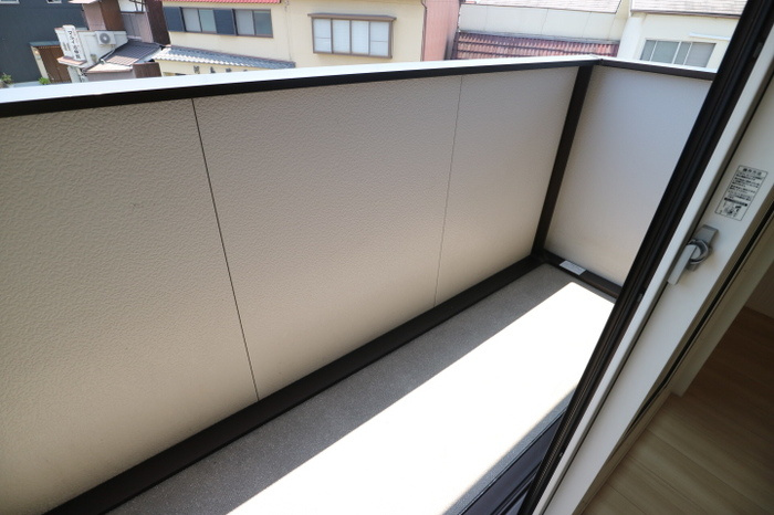シャトン　A棟のバルコニー