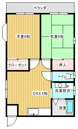 エスペランサBの間取り