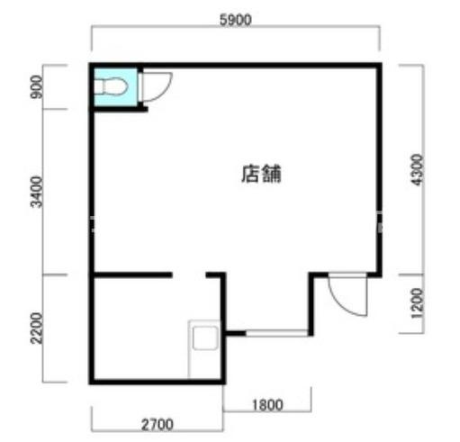  シャンクレール御陵前の間取り