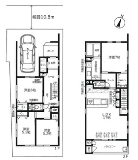 【間取り】 | 魚崎中町1丁目　新築戸建