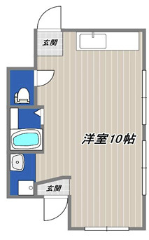 神戸市中央区橘通１丁目の賃貸マンションの間取り