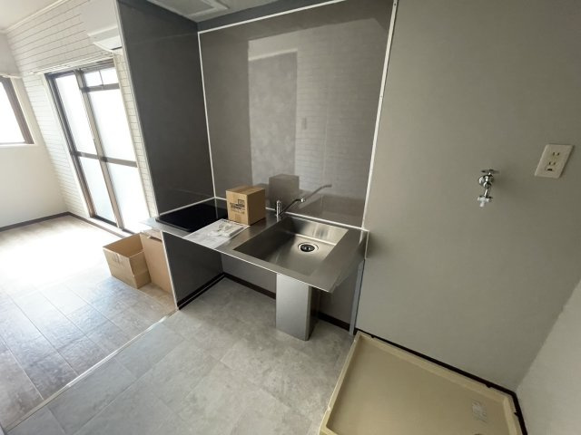 神戸市東灘区甲南町４丁目の賃貸マンションのキッチン