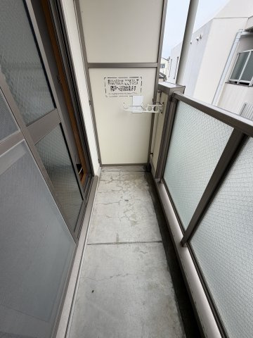 ハッピー塚口のバルコニー