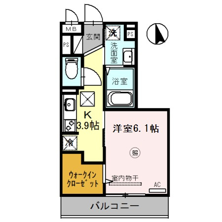 カーサ・フェリーチェ平田の間取り