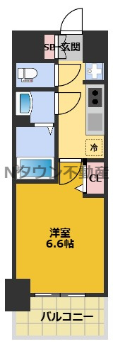 【間取り】 | ディアレイシャス名古屋太閤通 | 間取りです