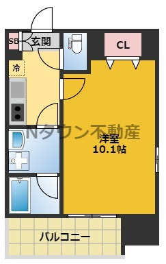 【間取り】 | ディアレイシャス大須観音 | 間取りです。