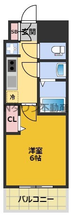 【間取り】 | ディアレイシャス矢場町 | 間取りです。