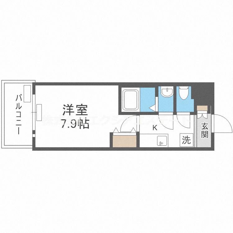 セオリー天王寺南ＤＯＯＲの間取り