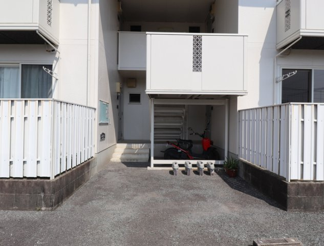パークヒル　A棟のエントランス