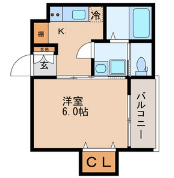 アルビオンカネコⅠの間取り|間取りです。