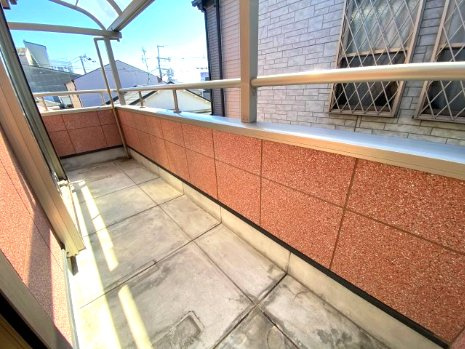豊中市走井一丁目戸建のバルコニー