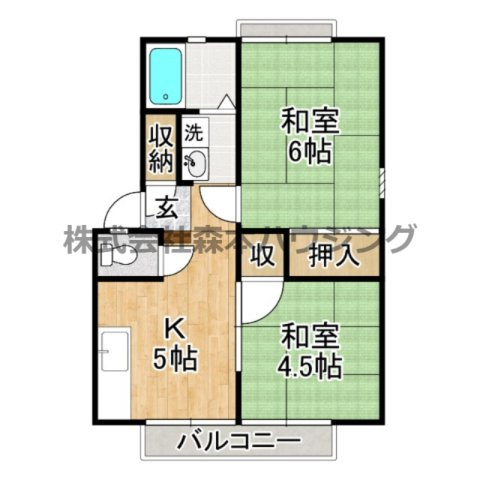 【間取り】 | 　東口ハイツ