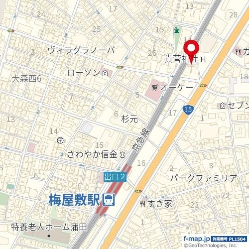 【地図】 | ハーモニーレジデンス大森ウエスト